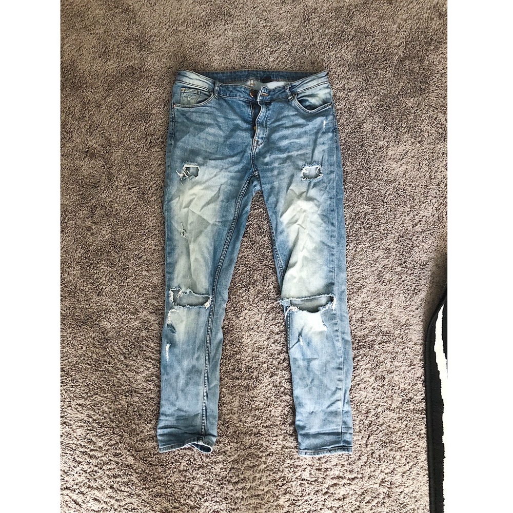 H&M ripped jeans